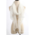 Fashion ladies crochet lace scarf